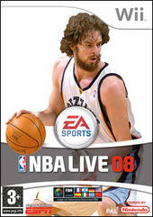Carátula NBA Live 08
