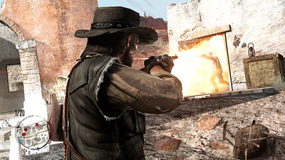 Imagen_2 Sé testigo del poder del Nuevo Rifle Explosivo – Parte del Pack Mentirosos y Tramposos de Red Dead Redemption