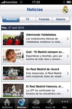 Imagen_2 Real Madrid vs FC Barcelona en el iPhone e iPod touch