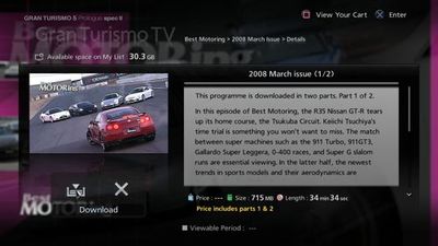 Imagen_2 Gran Turismo ya ha inaugurado su canal online de televisión para PlayStation 3