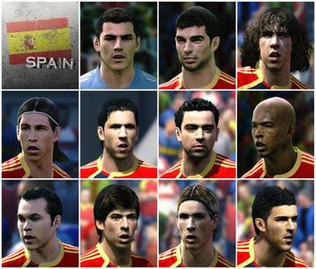 Imagen_1 ¡El Once de España en PES 2010!