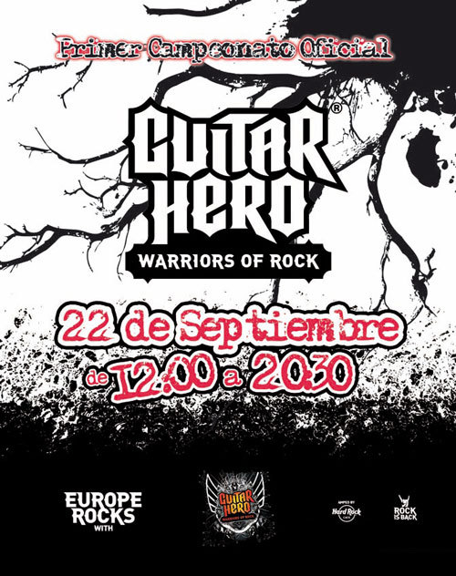 Imagen_1 Mañana competición oficial Guitar Hero: Warriors of Rock. Gana un fantástico televisor 3D