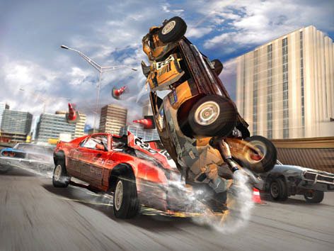 Imagen_2 FlatOut 2, acción, choques y carreras frenéticas para PS2 y PC
