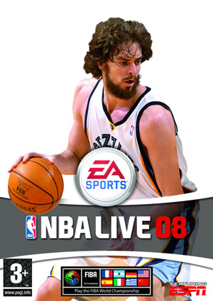 Imagen_1 Pau Gasol será la portada española del nuevo NBA Live 08