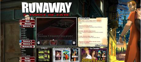 Imagen_1 Inaugurada la web oficial de la saga Runaway
