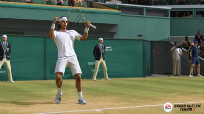 Imagen_2 Rafa Nadal, junto con Djokovic y Sarapova en la portada de EA Sports Grand Slam Tennis 2