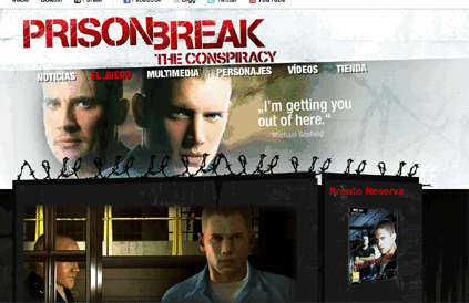 Imagen_1 Nueva página web oficial en castellano de Prison Break: the Conspiracy