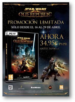 Imagen_1 Star Wars The Old Republic a 34.95€ hasta el 29 de abril