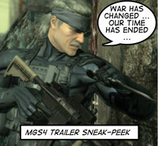 Avance en formato audio del tráiler de MGS 4