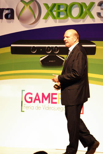 Steve Ballmer presenta Kinect en Madrid