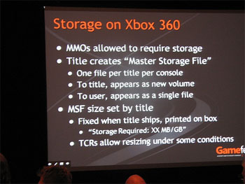 Los MMO para Xbox 360 podrían necesitar el disco duro