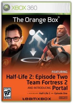 Carátula de Half-Life 2 The Orange Box para Xbox 360