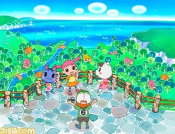 Ilustración de la película de Animal Crossing