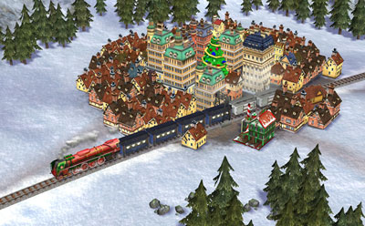 Escenario navideño para Sid Meier's Railroads! y parche v1.10