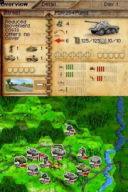 Panzer Tactics DS para el tercer trimestre de 2007
