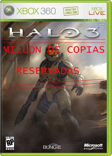 Halo 3 consigue el millon de reservas a mas de un mes de su lanzamiento