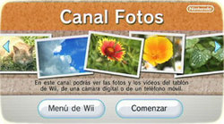 Actualización de los canales Tienda y Fotos de Wii