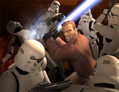 LucasArts ''confirma'' que usaremos el Wiimote como un sable láser